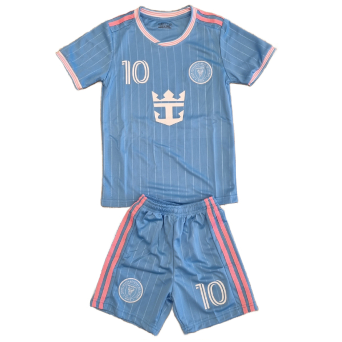 חליפות כדורגל מיאמי - מסי תכלת ורוד