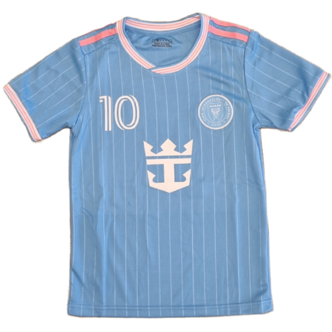 חליפות כדורגל מיאמי - מסי תכלת ורוד