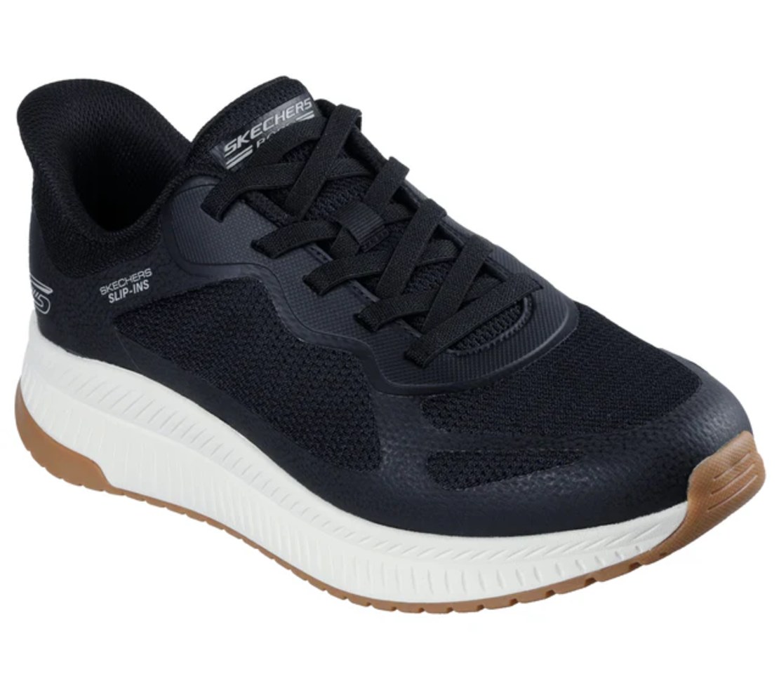 SKECHERS SLIP IN BOBS SPORT SQUAD CHAOS 4 סקצ'רס גברים שחור