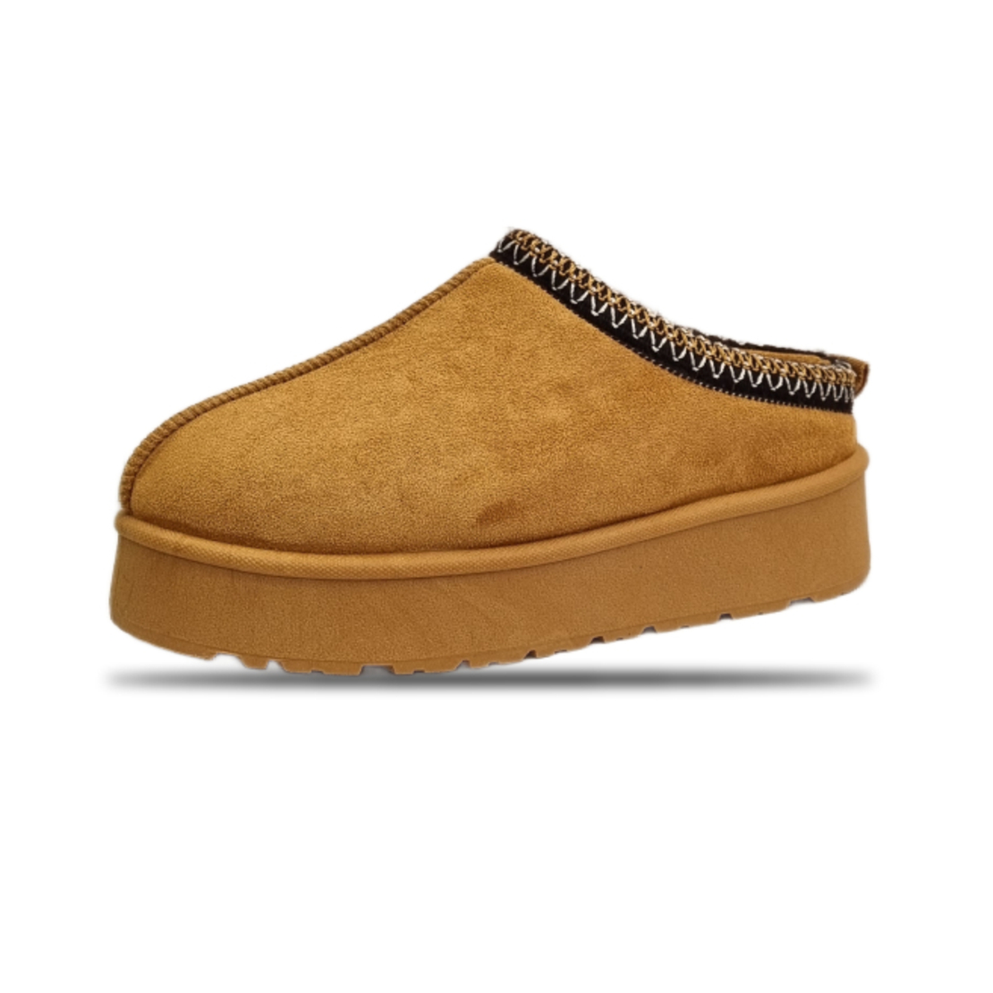 נעל בית פלטפורמה נשים - קאמל