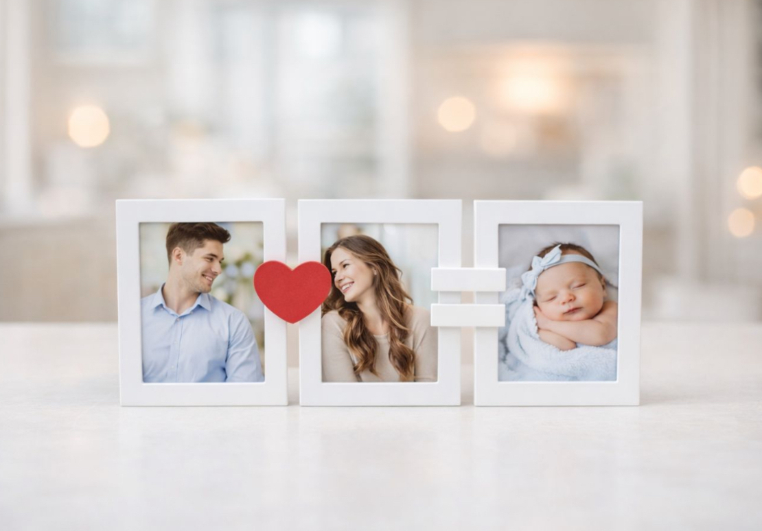 מסגרת ל-3 תמונות בגודל 10X15