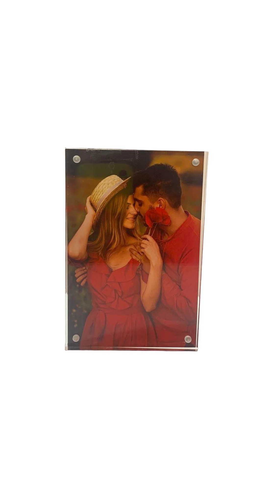 מעמד אקרילי עם תמונה בגודל 15X20 ס