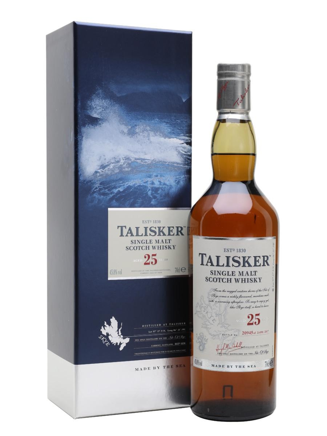 Talisker 25 Year Old Whiskey