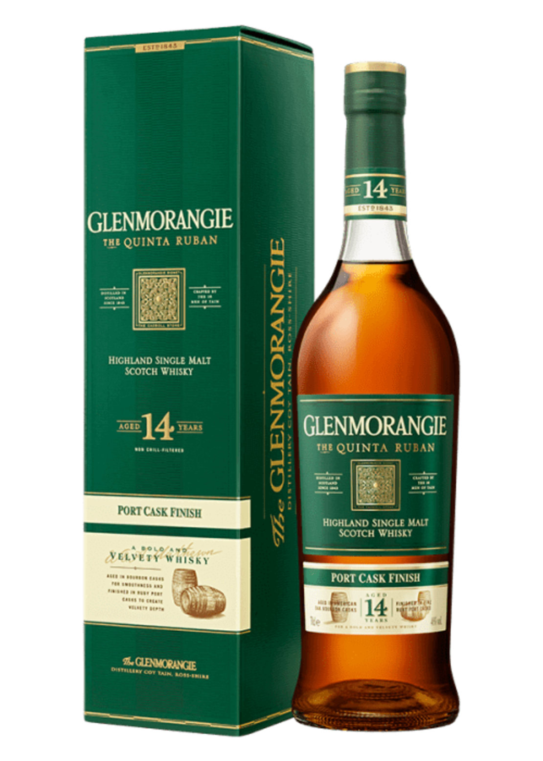 GLENMORANGIE 14 YEAR OLD QUINTA RUBAN
