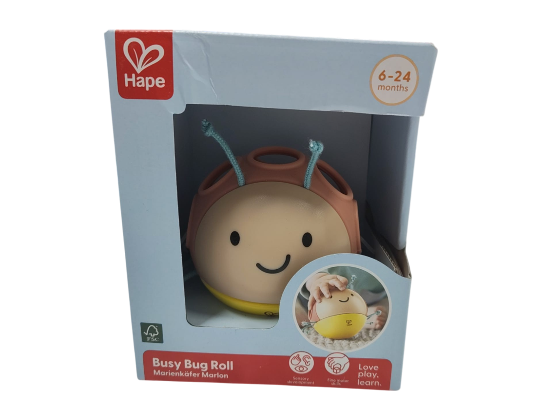 צעצוע בצורת חיפושית מתגלגלת עם בסיס מתנדנד