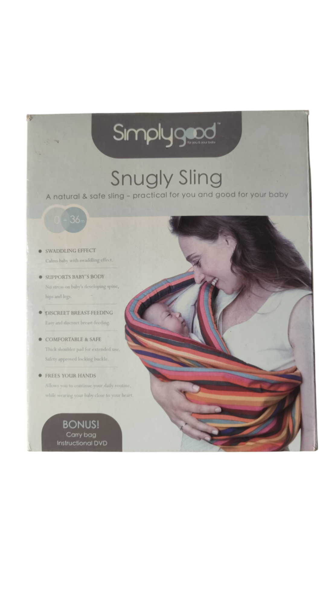 מנשא לתינוק מדגם Snugly Sling