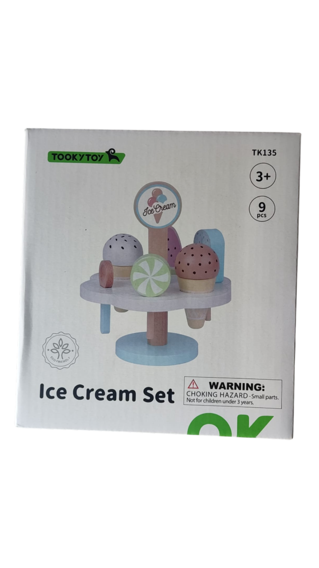 ערכת גלידה מעץ