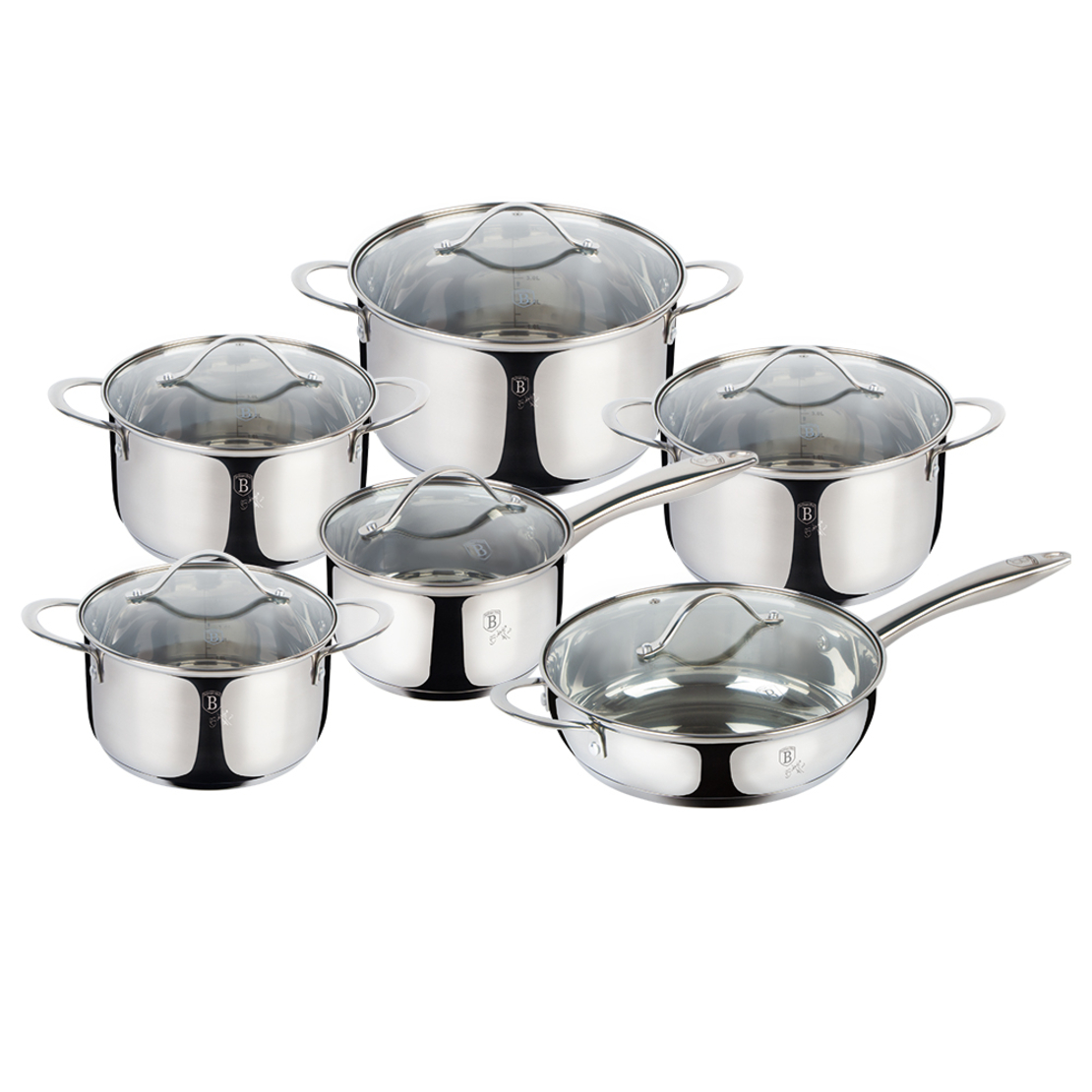 סט 6 כלי בישול איכותיים BH-6661 Silver