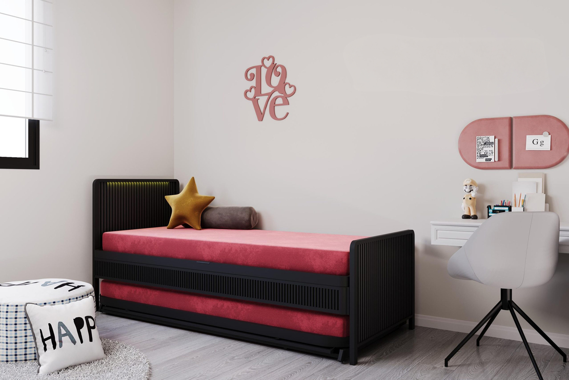 מיטת הייריזר כפולה + ארגז עליון דגם אוריאן