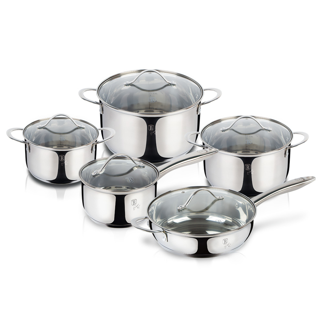 סט 5 כלי בישול איכותיים BH-6660 Silver