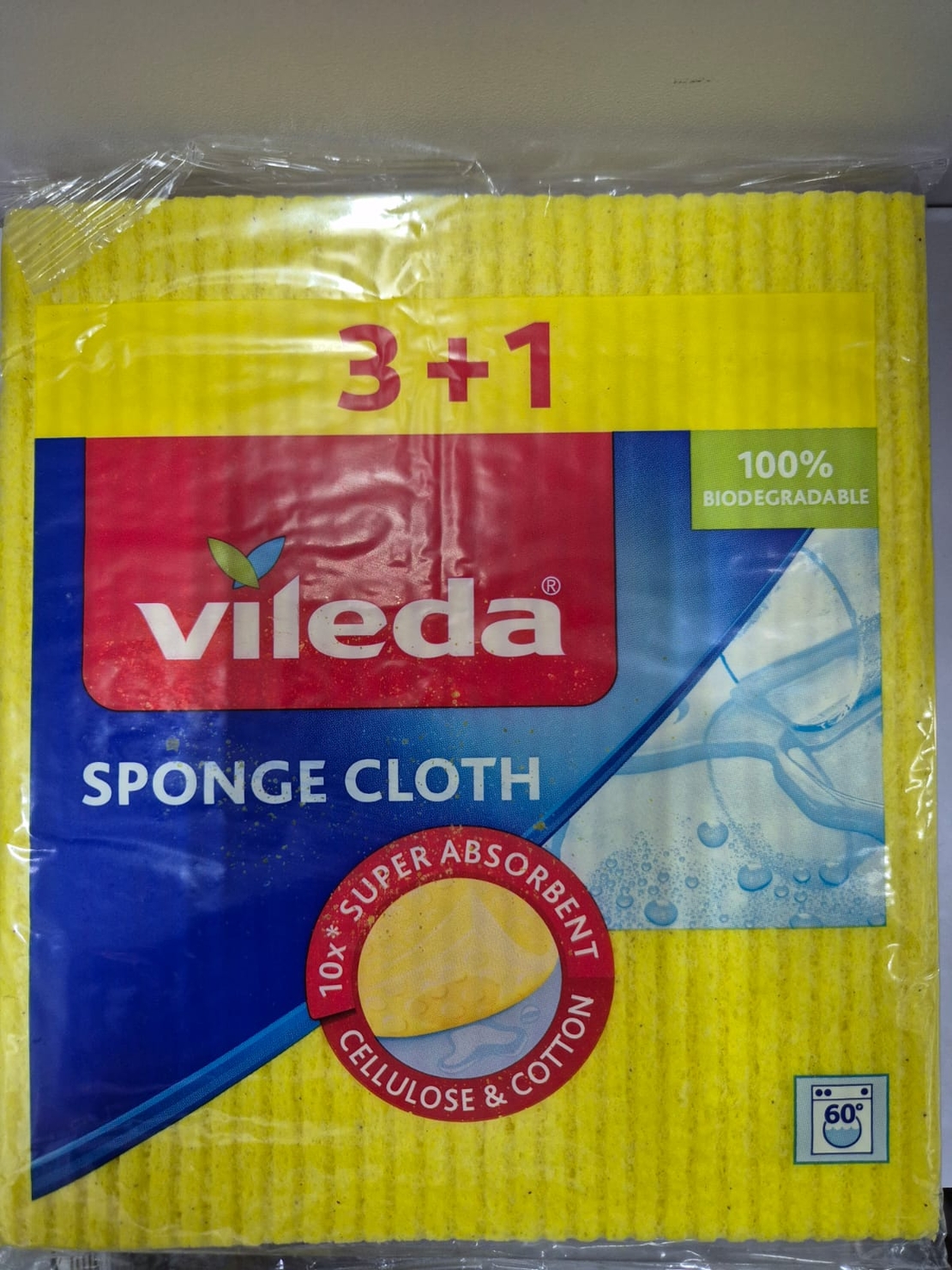 מטלית ספונג' וילדה- VILEDA - 3+1