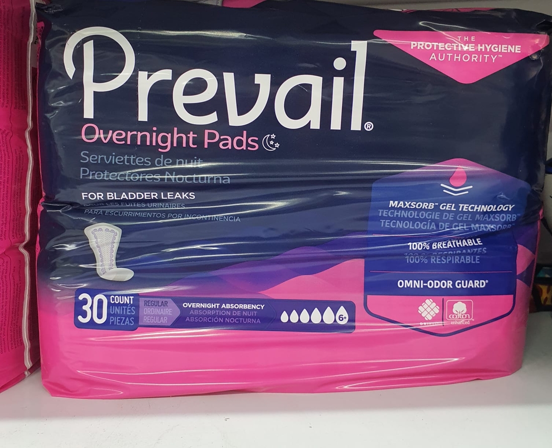 פדים 6 טיפות - PREVAIL פריבל