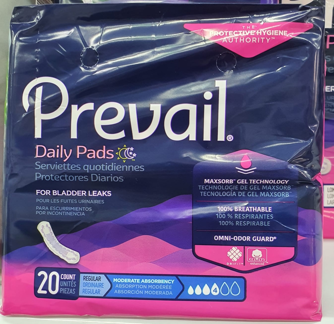 פדים 4 טיפות - PREVAIL פריבל