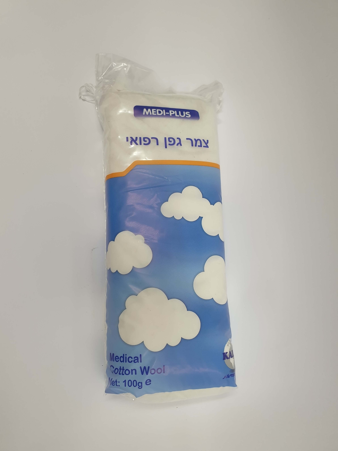 צמר גפן רפואי - 100 גרם