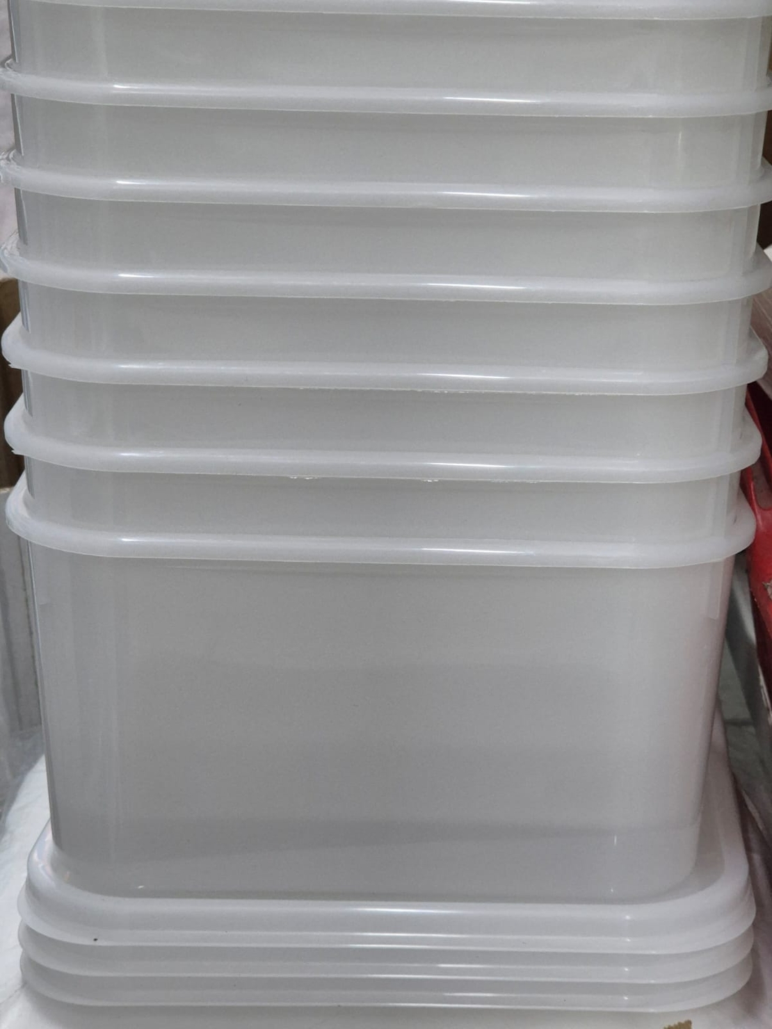 3 קופסאות קשיח לבן-  3 ליטר