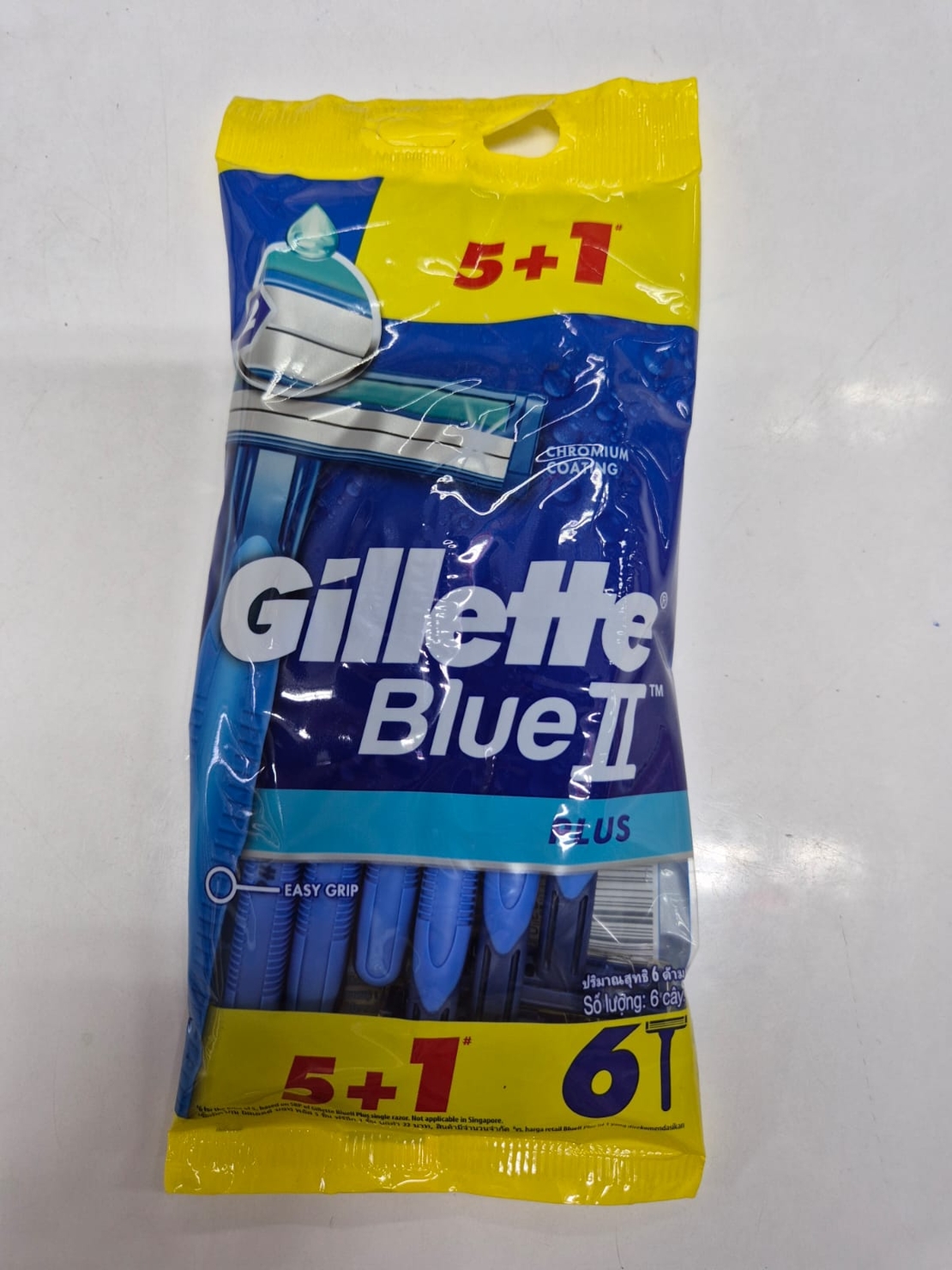 5+1 סכין גילוח ג'לט בלו 2