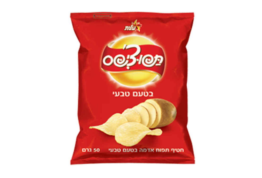 תפוצ'יפס בטעם טבעי 50 גרם