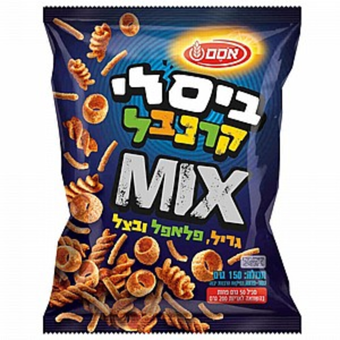 ביסלי קרנבל מיקס גריל פלאפל ובצל אסם 150 גרם