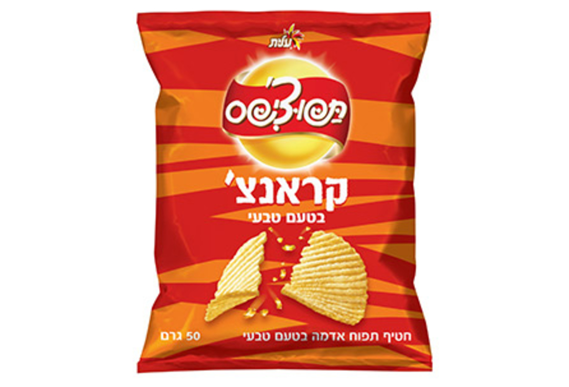 תפוצ'יפס קראנצ' בטעם טבעי 50 גרם