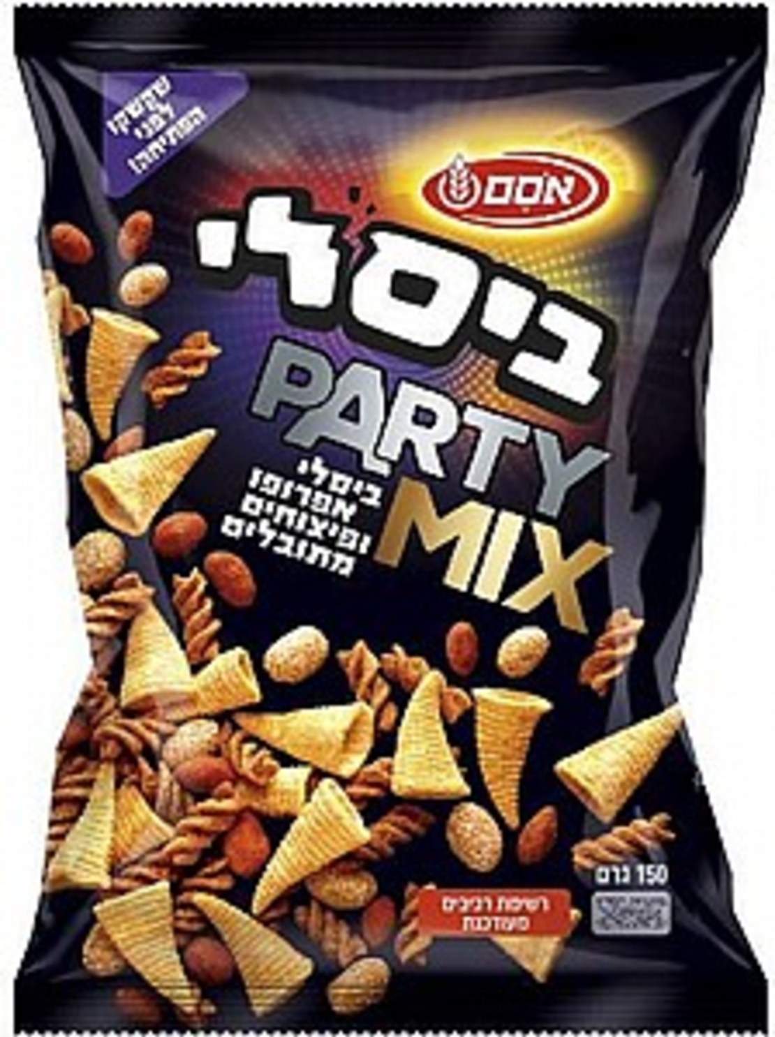 ביסלי פארטי מיקס מתובלים אסם 150 גרם