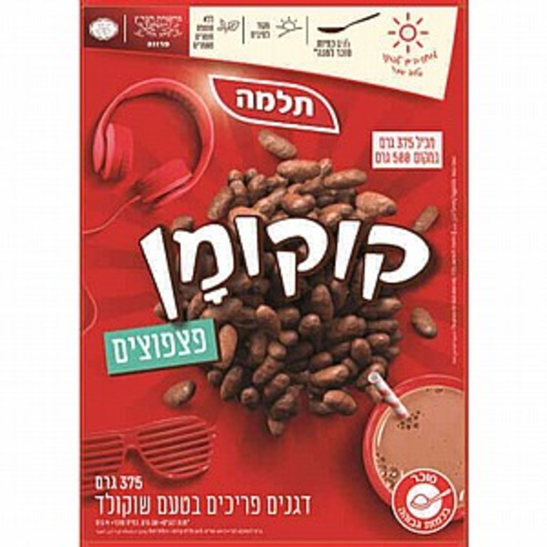 קוקומן פצפוצים תלמה 375 גרם