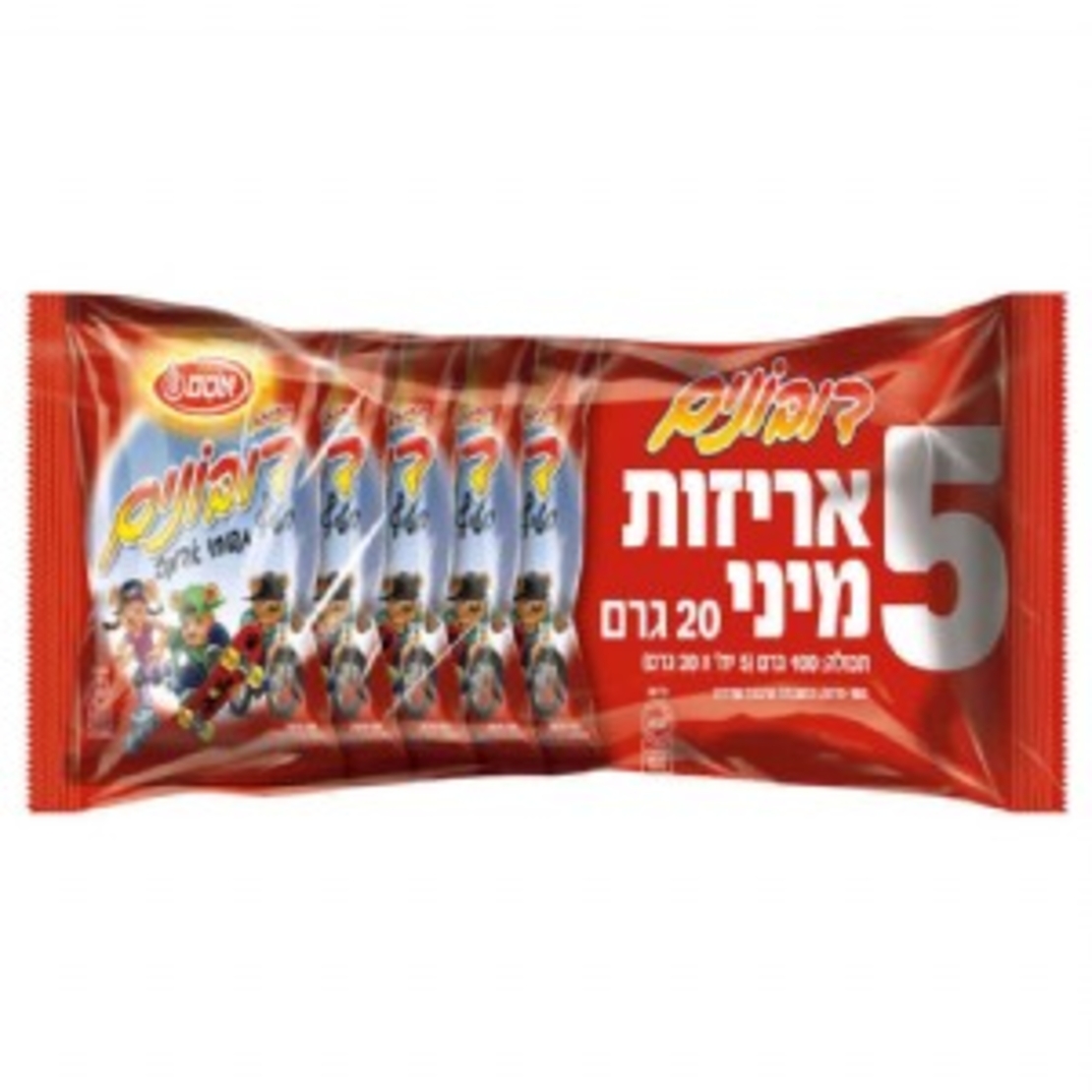 דובונים קלאסי 5 אריזות מיני 20 גרם