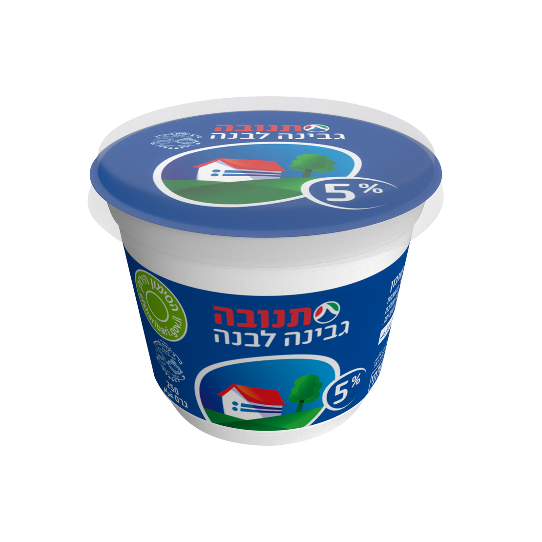 גבינה לבנה 5% תנובה 250 גרם