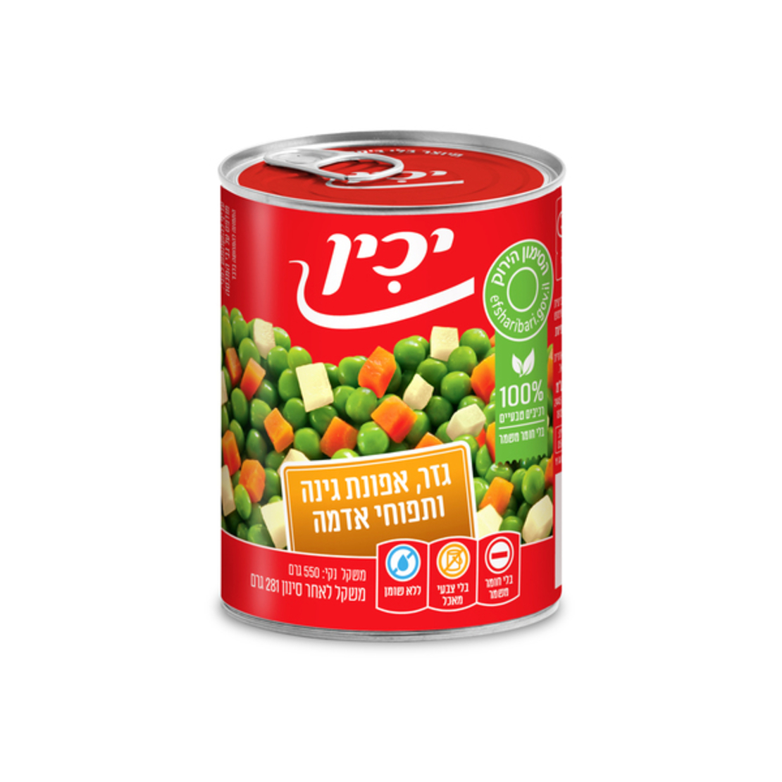 לקט ירקות יכין