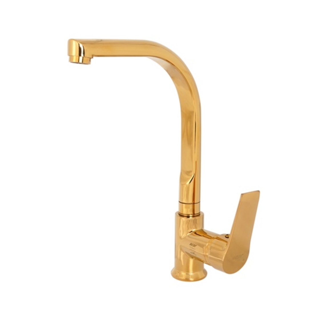 ברז מטבח ברבור בצבע זהב דגם STILLA GOLD