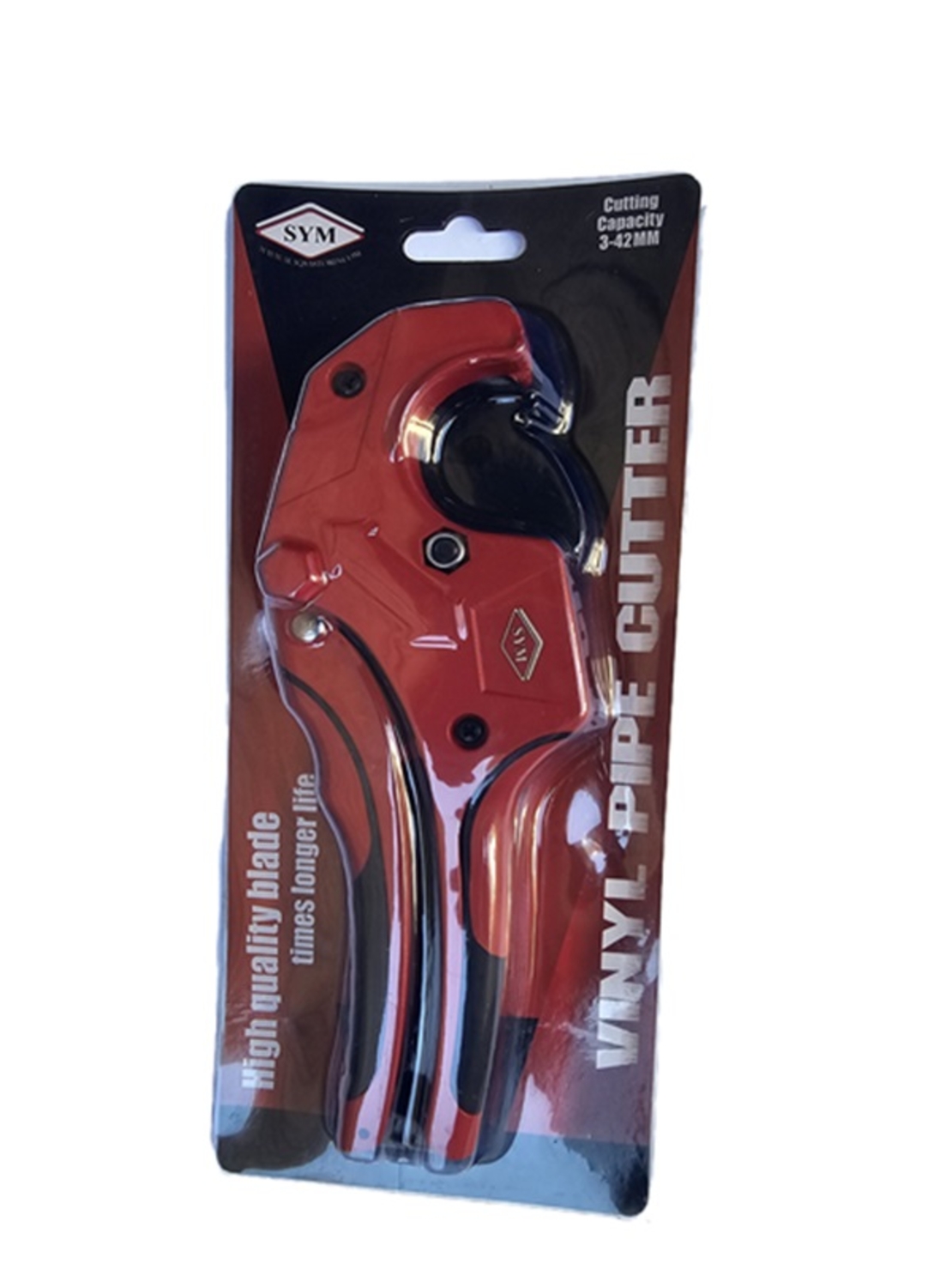 חותך צינורות פלסטיק   PVC/ PPR / HDPE / PP / PEX מקצועי עד לקוטר 42 מ