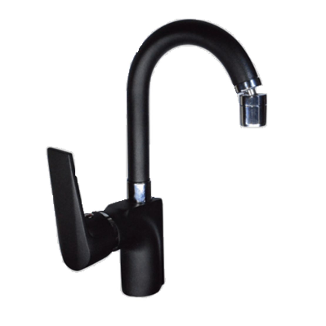 ברז לכיור גבוה שחור דגם Safir Black