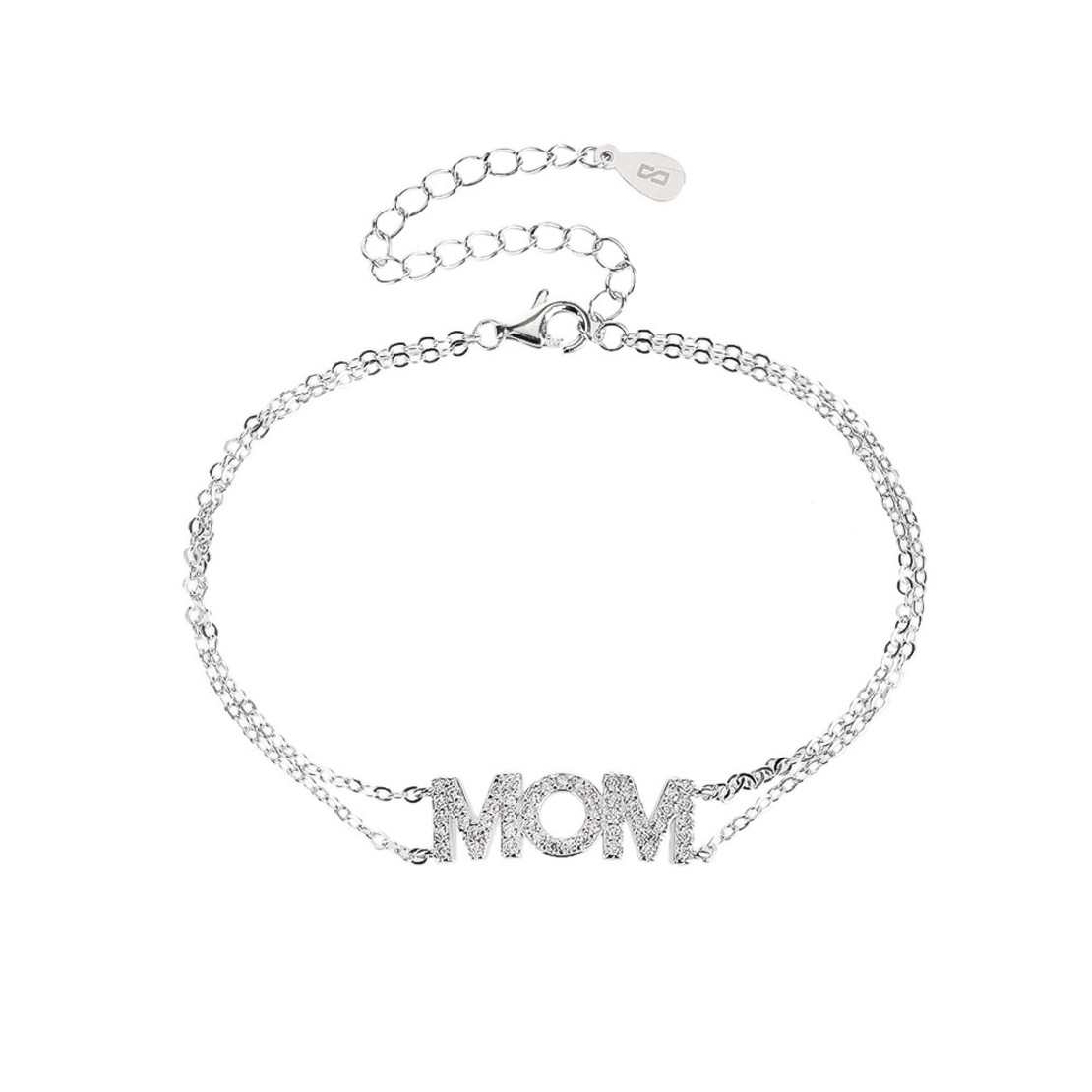 צמיד MOM - כסף 925