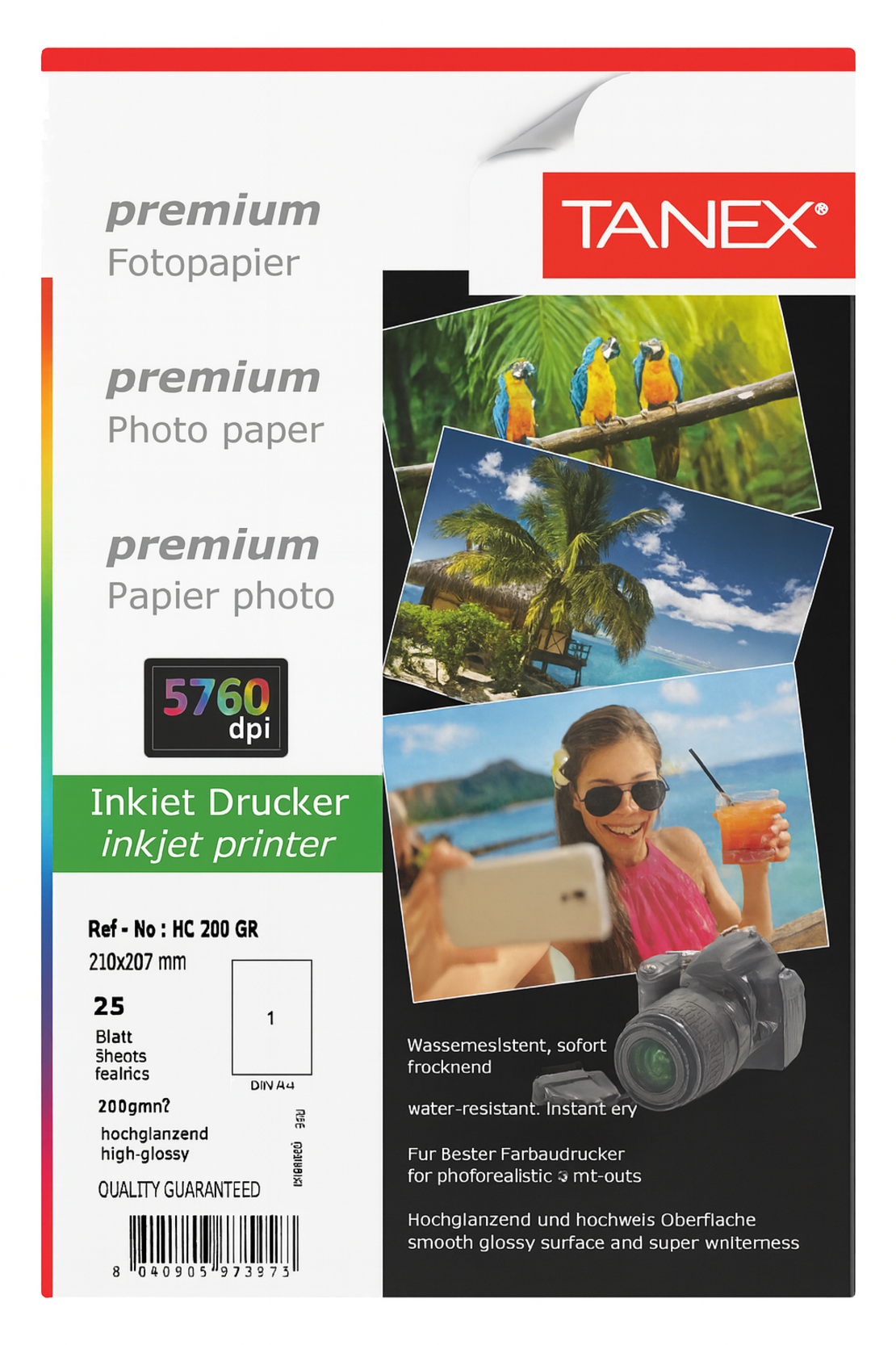 נייר פוטו גלוסי