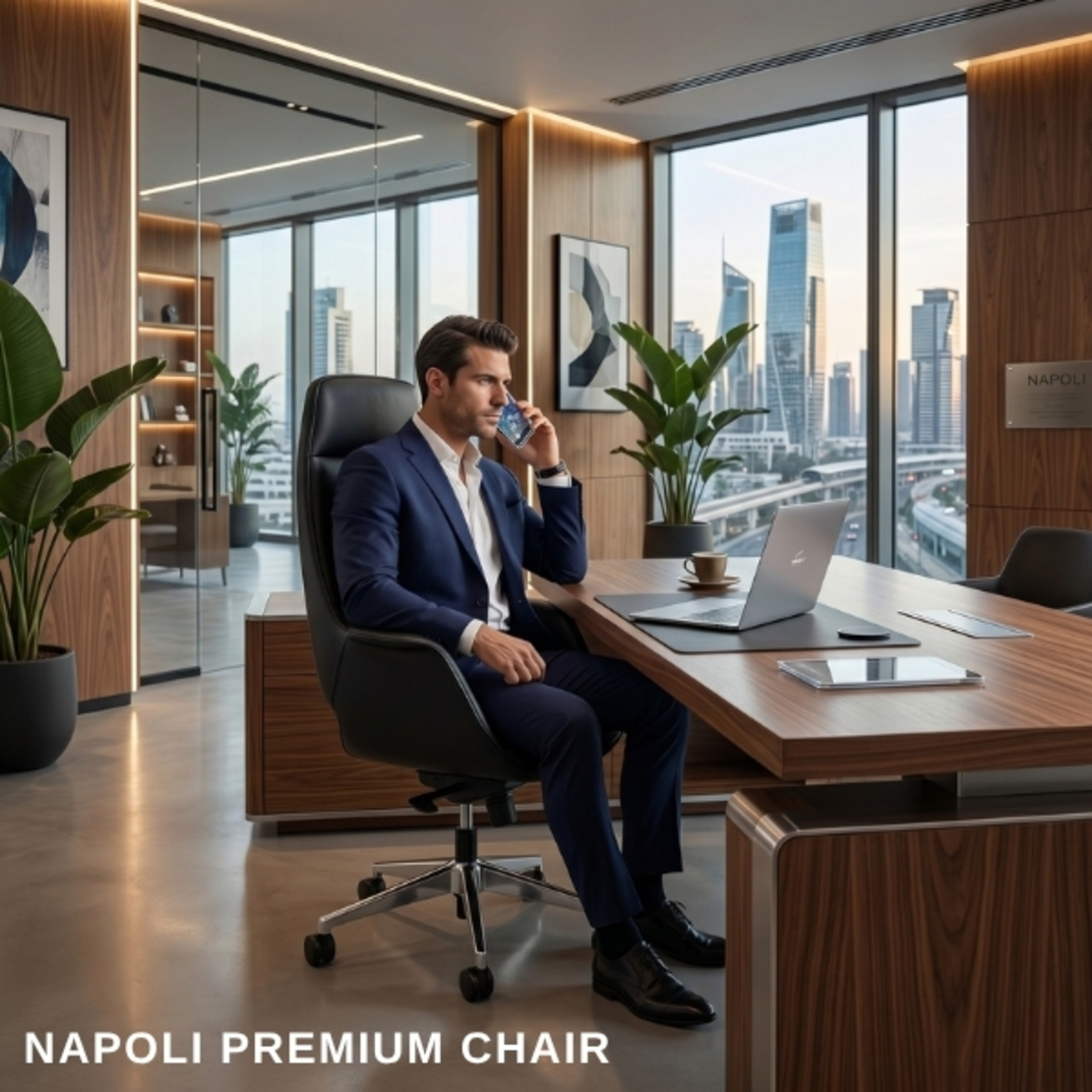 כסא NAPOLI שחור