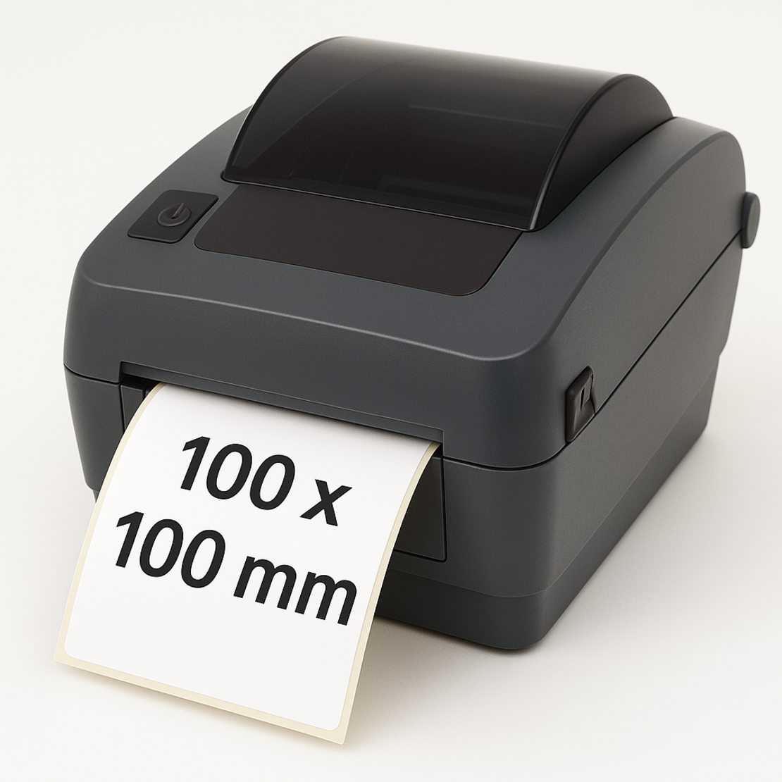 גליל מדבקות תרמיות לבנות – 100x100 מ