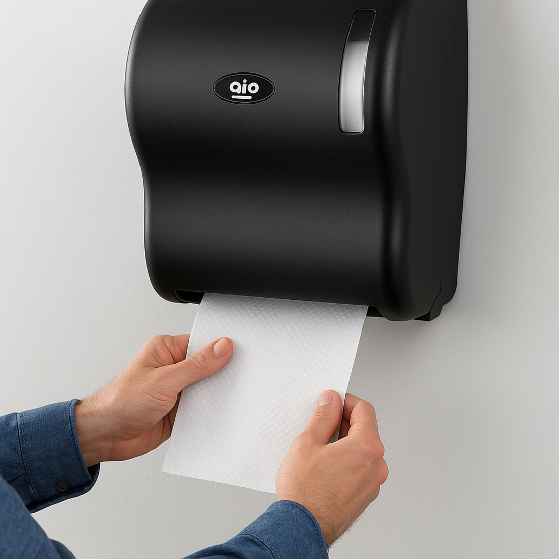 שישיית נייר מגבת סלים רול (אוטוקט) באורך 150 מטר ובמשקל 6 ק