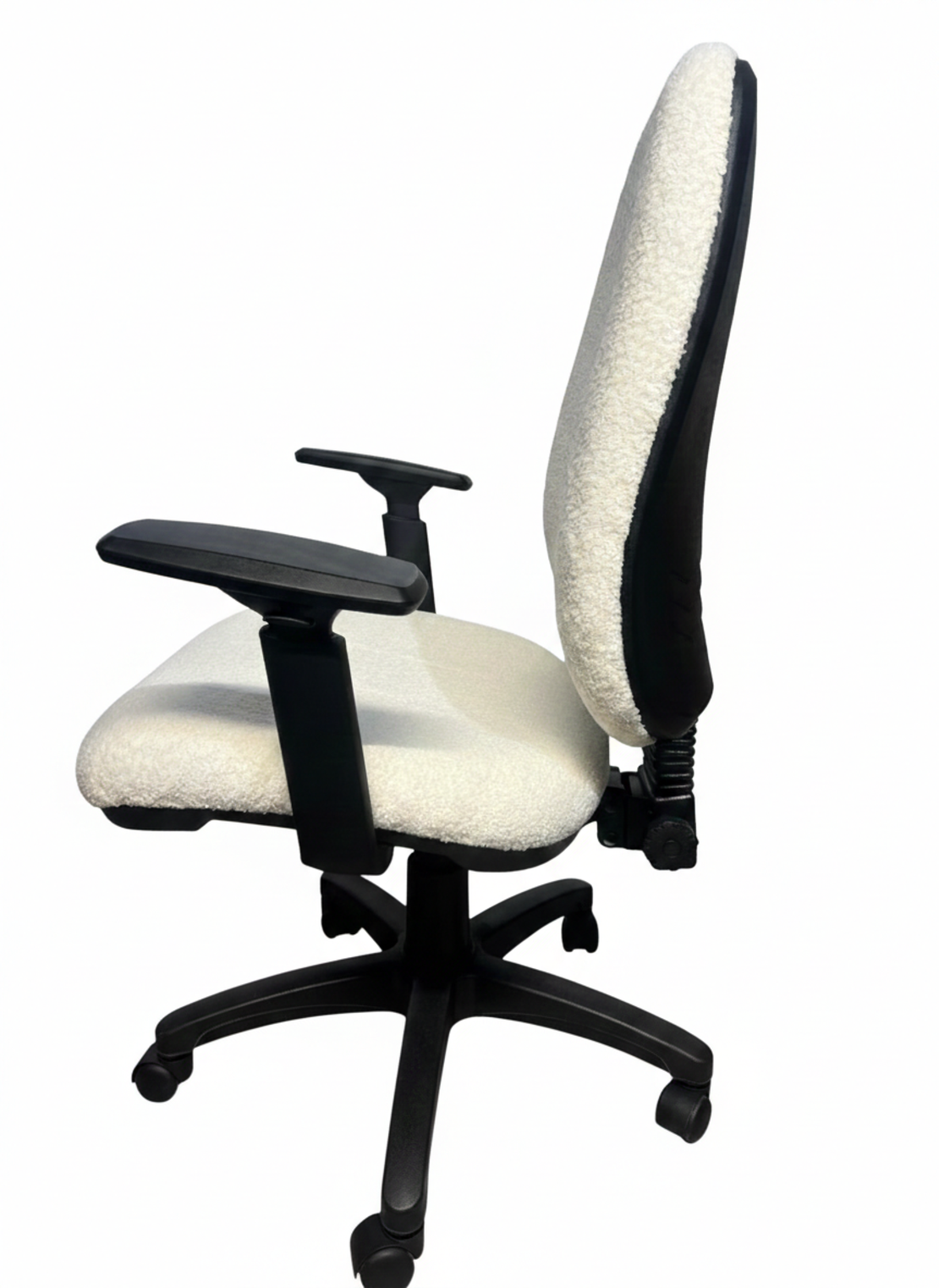 כיסא משרדי Rio Pro לבן מבד בוקלה