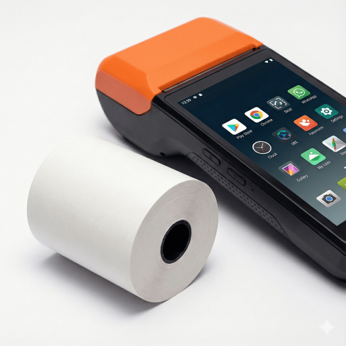 גליל נייר טרמי 57/20 למכונת אשראי