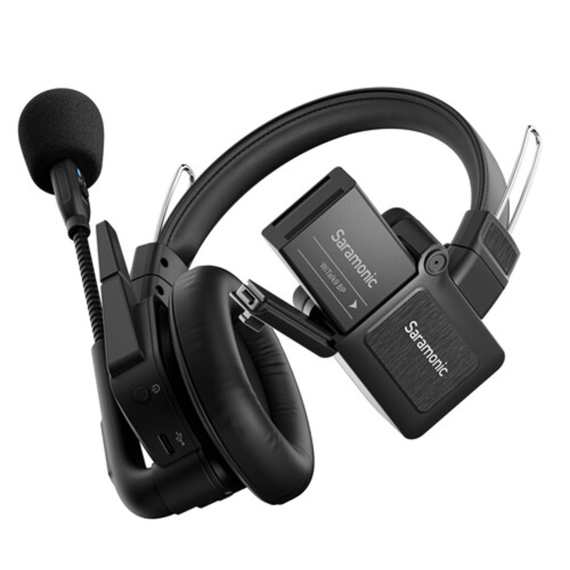 מערכת אינטרקום Saramonic WiTalk9-5S סט אוזניות תקשורת הפקה אלחוטי ל- 5 אנשים
