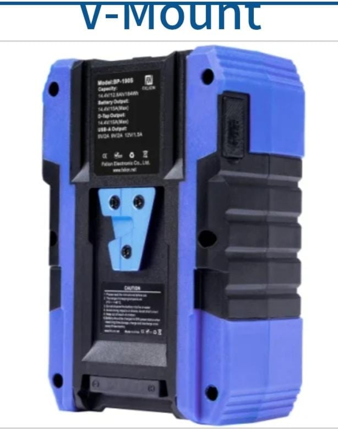 סוללת ליתיום FXLION Cool Black 14.8V/190Wh V-Mount