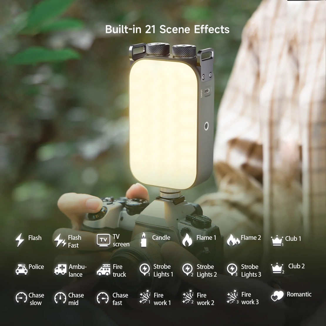 פנס וידאו RGB TOFU BRO FHOTOOKEX