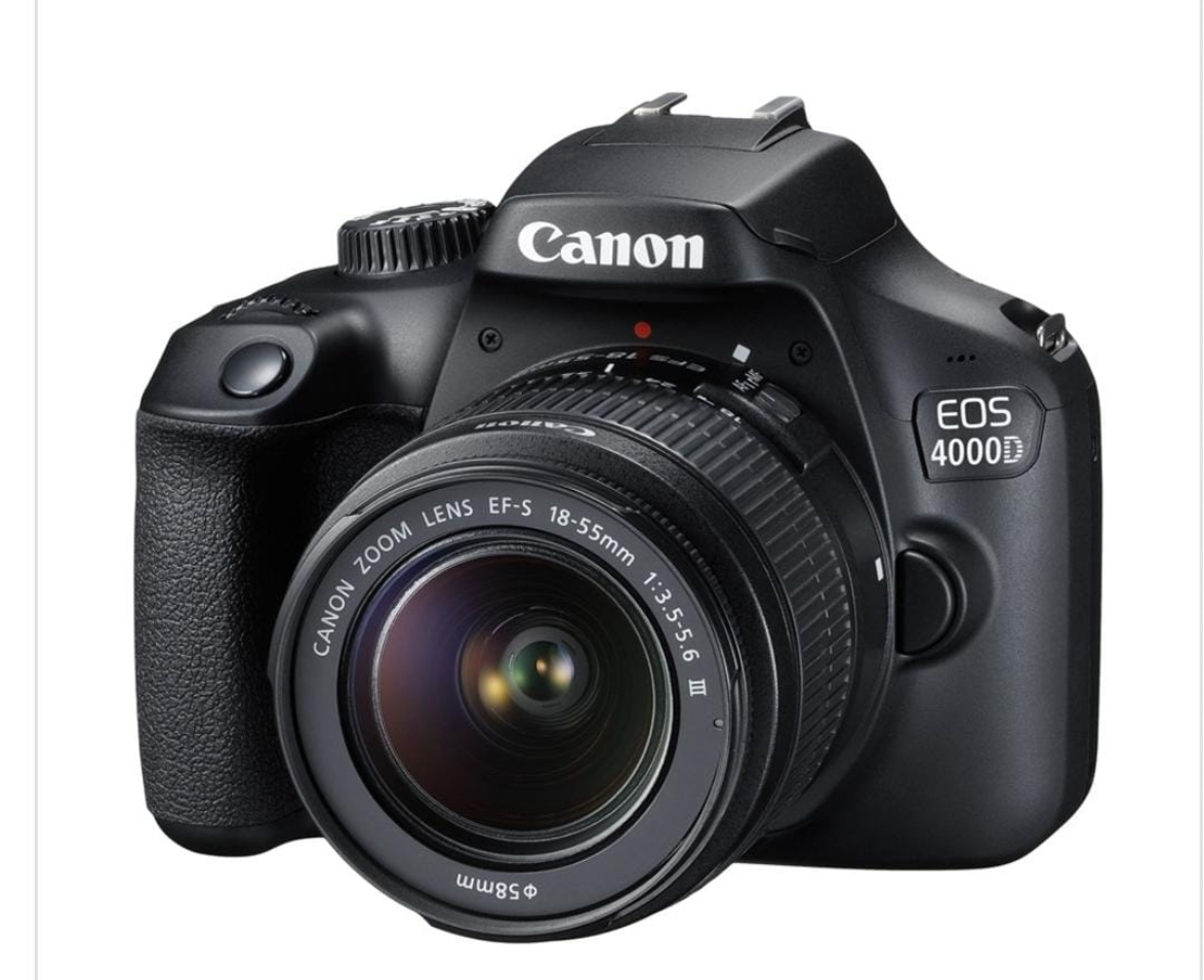 מצלמה Dslr (ריפלקס) קנון Canon Eos 4000d + 18-55 - קיט