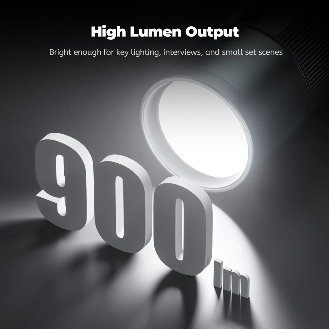 פנס לד נייד RGB PRO 12W PHOTOOLEX