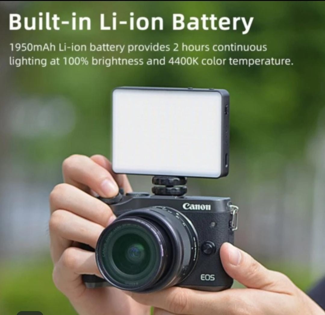 Kingma KM-128ai נייד LED וידאו נורית hp / מצלמה וידאו ולוג 5600