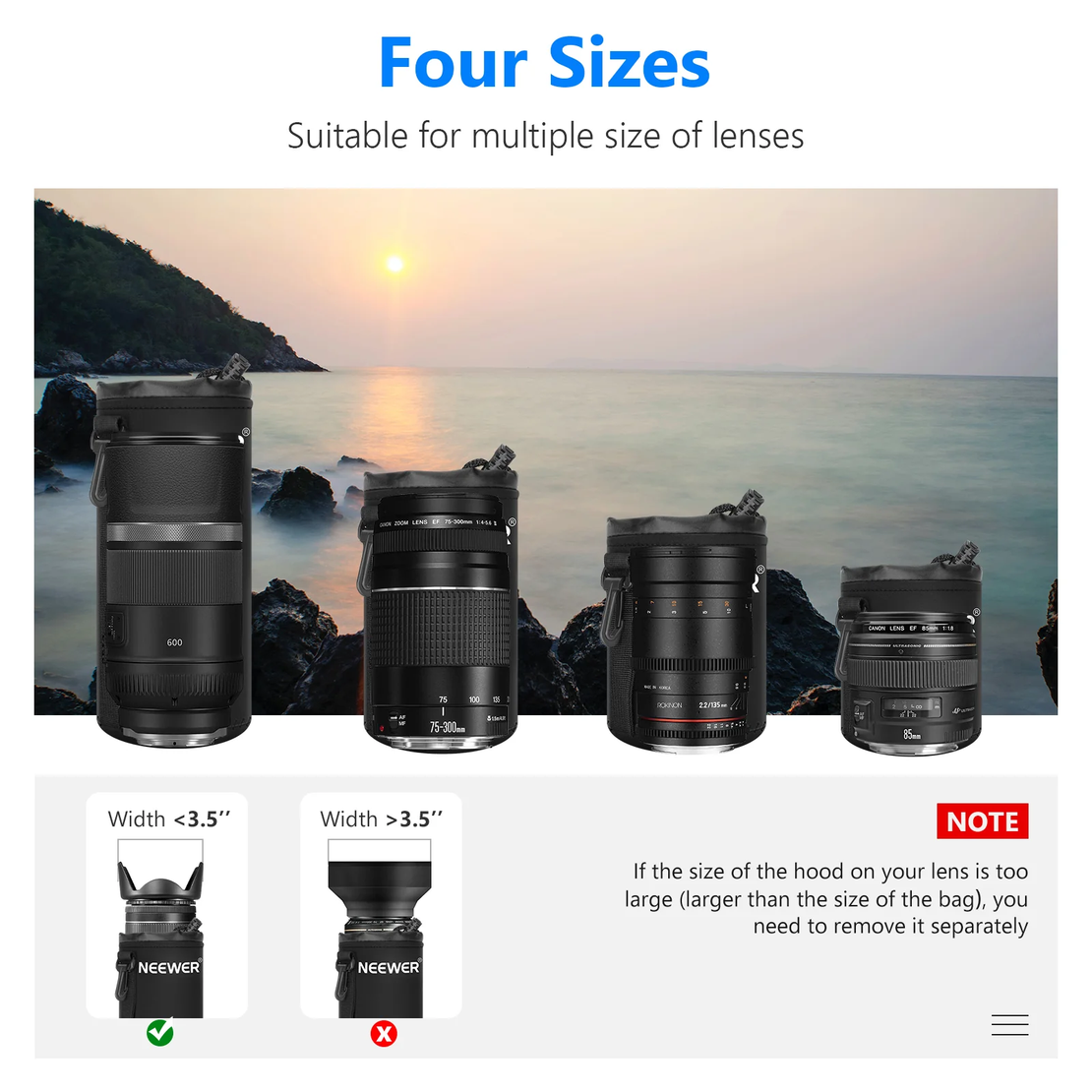 תיק עדשות למצלמה NB-LB NEEWER