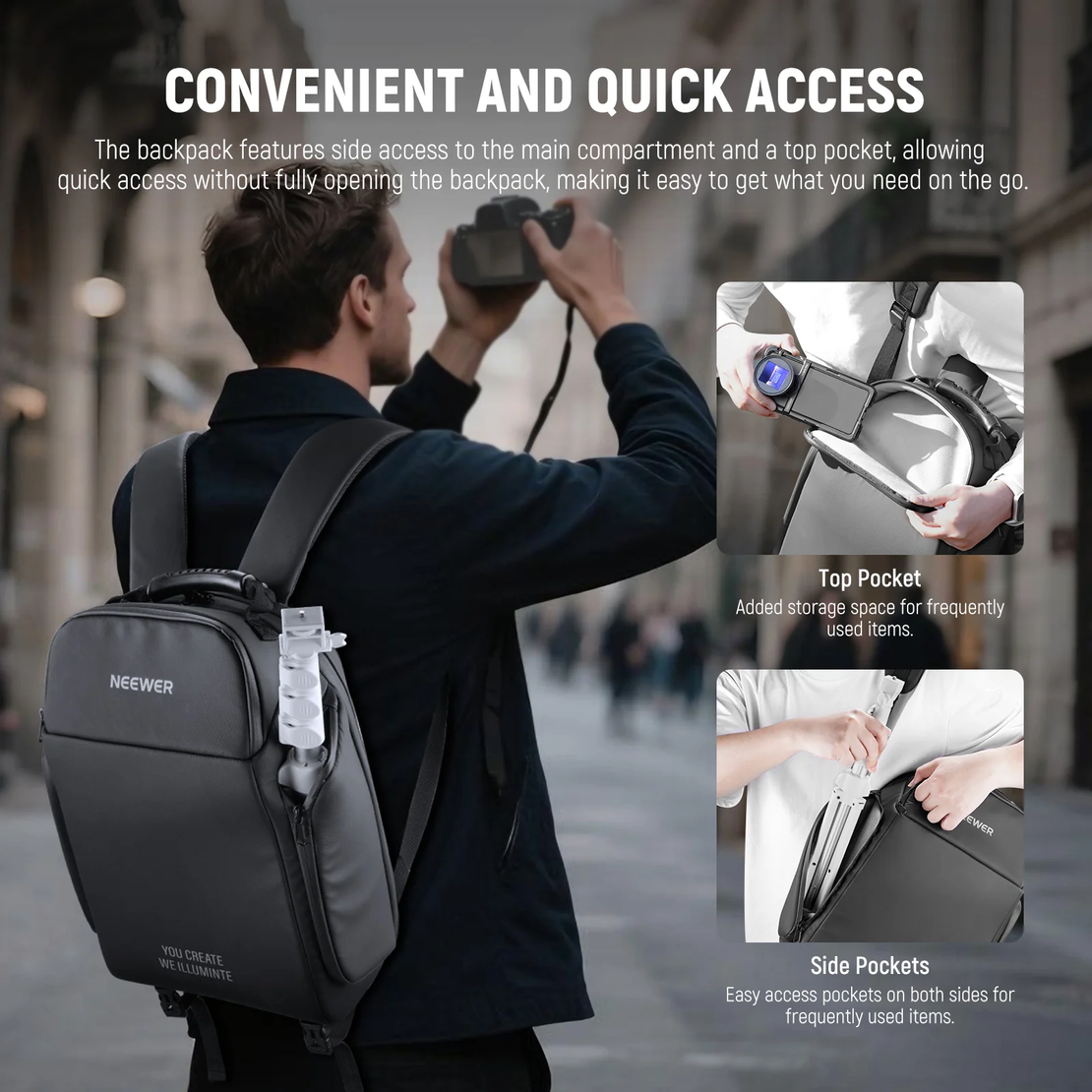 תיק גב למצלמות BP26 NEEWER