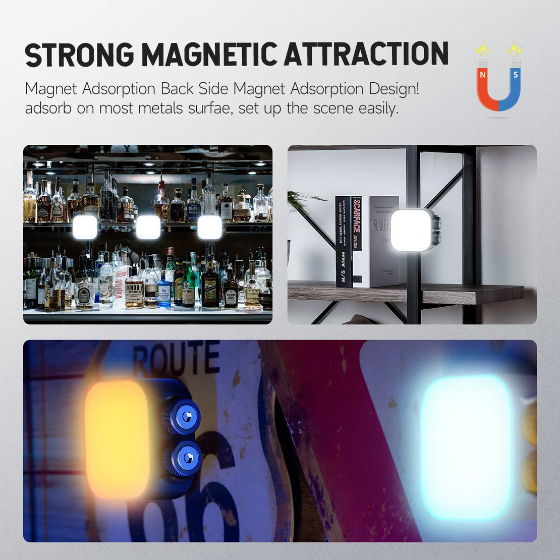 תאורת וידאו RGB TOFU PHOTOOLEX