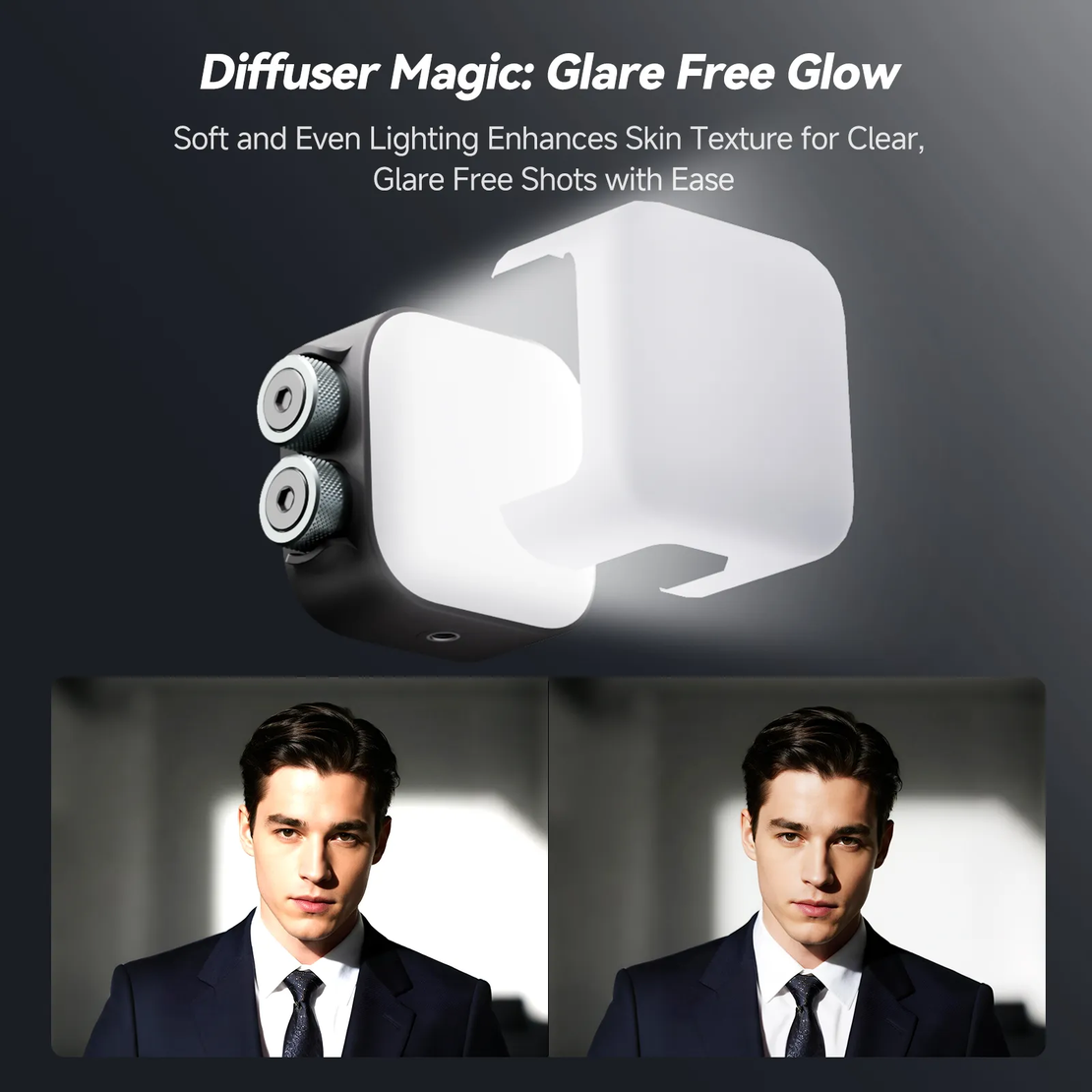 פנס לד קטן TOFU SUMARAI BLACK PHOTOOLEX