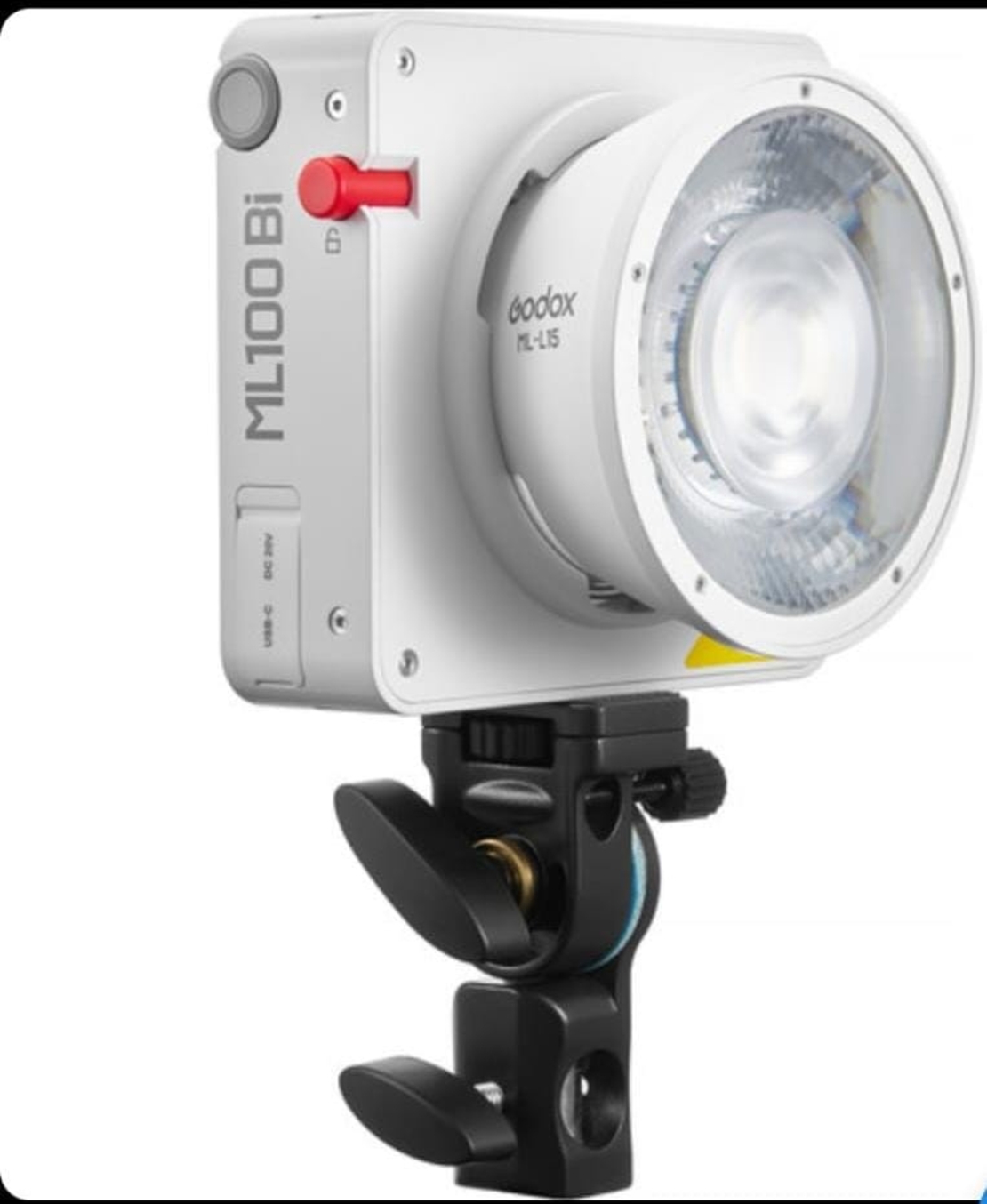 Godox ML100Bi K2 תאורת לד Bi-color קומפקטית 120W + מתאם V-Mount