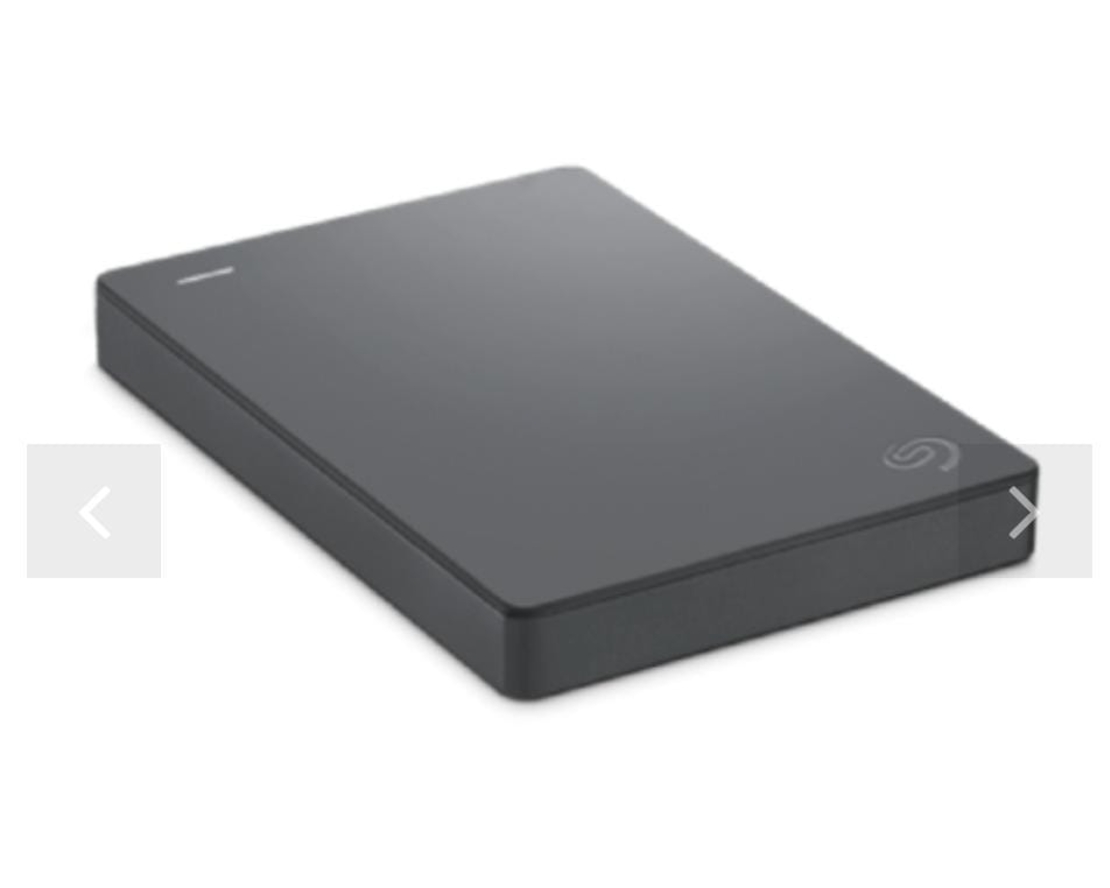 הארדיסק יצוני 2.5 אינץ מבית SEAGATE מדגם BASIC בנפח 1 טרה